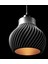 Ridged Pendant Lamp – Siyah Modern Avize 3