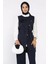 Aksesuarlı Gömlek Yelek Pantolon Tesettür Üçlü Takım P-00017904 3