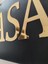 Kasa Yazılı Siyah Mdf Üzeri Gold Aynalı Pleksi Yazılı Yönlendirme Levhası Tabela 50X30 cm 4