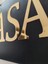 Kasa Yazılı Siyah Mdf Üzeri Gold Aynalı Pleksi Yazılı Yönlendirme Levhası Tabela 50X30 cm 5