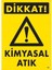 Dikkat Kimyasal Atık Uyarı Levhası 25X35 KOD:796 1