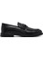 Erkek Siyah Tokalı Deri Loafer 25WFD664018 1