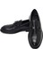 Erkek Siyah Tokalı Deri Loafer 25WFD664018 10