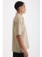 Omuz Çoban Dikiş Detaylı Double Pike Kumaş Loose Fit Erkek Polo Yaka Tişört 2