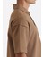 Omuz Çoban Dikiş Detaylı Double Pike Kumaş Loose Fit Erkek Polo Yaka Tişört 4