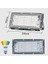 Kumandalı LED Işık Dış Cephe Aydınlatması Çok Renkli Rgb LED Panel Işık Parti Konser Işığı LED Aydınlatma 3