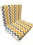 Bebek Yatağı Oyun Parkı Çocuk Yatağı Katlanabilir Sünger Yatak 60X120-4 cm Sarı Gri Zikzak 2
