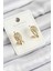 Xuping Zirkon Taşlı Damla Model Gold Renk Kadın Küpe 1