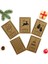 10x14 CM Yılbaşı Temalı 5 Adet Tebrik Kartı 5 Farklı Model Happy New Year Kraft Siyah Yazı 1