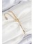 Pirinç Zirkon Taşlı Kalp Model Ezme Zincir Gold Renk Kadın Bileklik - TJ-BB7585 2
