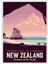 Katedral Koyu New Zeland Paradise Of The Pacific Ahşap Poster 20x29 cm 1