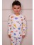 %100 Pamuk Hayvanlar Desenli Unisex Pijama Takım 1