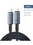 40GBPS 240W 4.0 Thunderbolt Type-C To Type-C Şarj, Data ve 8k 60Hz Görüntü Aktarım Kablosu Tip C 1.5 Metre ZR851 3