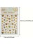 Kabartmalı Arı ve Çiçek Tırnak Süsleme Stickerı Nail Art Süslemeleri 3