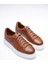 Erkek Hakiki Deri Sneaker Taba Maver 2