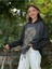 NC59085 Italyan Yazı Baskılı Kol Zımbalı Kapişonlu Sweatshirt Siyah 2