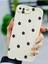 Aksesuar Iphone 7 Plus ve 8 Plus ile Uyumlu Siyah Papatya Baskılı Lansman Silikon Kılıf 1