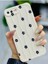 Aksesuar Iphone 7 Plus ve 8 Plus ile Uyumlu Siyah Papatya Baskılı Lansman Silikon Kılıf 2