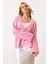Soft Pembe Hırka Önden Bağlamalı Yeni 4