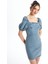 Yeni Sezon Kare Yaka Kadin Jean Elbise - S48291Z8 2