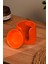 Turuncu Özel Tasarım Seramik El Yapımı Buhurdanlık | Mumluk | Dekoratif (1 Adet Tealight Mum Ile) 3