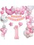 Çıtıpıtıstore Pembe 1 Yaş Doğum Günü Balon Seti 2
