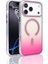 iPhone 17 Pro Max Kılıf Kablosuz Şarj Özellikli Şeffaf Transparan Renk Geçişli Toros Kapak 1
