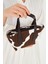 Besti Kahverengi Cow Print Uzun Askılı Çapraz Çanta 3