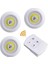Bestonly LED Lamba 3'lü Uzaktan Kumandalı Yapışlı 2