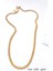 Kısa Italyan Çelik Kolye-45 cm - Altın 1