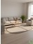 Post/peluş Yıkanabilir Kaymaz Taban Yumşacık Vizon Oval Örgü Saçaklı Modern ve Şık Salon Oturma Odası Mutfak Çocuk Odası Koridor Antre Halısı 4