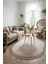 Post/peluş Yıkanabilir Kaymaz Taban Yumşacık Vizon Oval Örgü Saçaklı Modern ve Şık Salon Oturma Odası Mutfak Çocuk Odası Koridor Antre Halısı 5