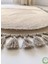 Post/peluş Yıkanabilir Kaymaz Taban Yumşacık Vizon Oval Örgü Saçaklı Modern ve Şık Salon Oturma Odası Mutfak Çocuk Odası Koridor Antre Halısı 6