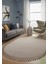 Post/peluş Yıkanabilir Kaymaz Taban Yumşacık Vizon Oval Örgü Saçaklı Modern ve Şık Salon Oturma Odası Mutfak Çocuk Odası Koridor Antre Halısı 7
