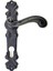 Antika Tarz Dekoratif Pirinç Okyanus Kapı Kolu - 230X46 Mm, Oksit 1