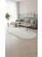 Post/peluş Yıkanabilir Kaymaz Taban Yumşacık Beyaz Oval Örgü Saçaklı Modern ve Şık Salon Oturma Odası Mutfak Çocuk Odası Koridor Antre Halısı 2