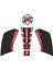 Gogo Tank Pad Set 006 Siyah Kırmızı - Tvs Raider 125 1
