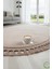 Post/peluş Yıkanabilir Kaymaz Taban Yumşacık Vizon Oval Örgü Saçaklı Modern ve Şık Salon Oturma Odası Mutfak Çocuk Odası Koridor Antre Halısı 3