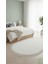 Post/peluş Yıkanabilir Kaymaz Taban Yumşacık Beyaz Oval Örgü Saçaklı Modern ve Şık Salon Oturma Odası Mutfak Çocuk Odası Koridor Antre Halısı 1