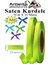Açık Yeşil Kurdele Saten 1 cm 10 Metre 2 Adet Saten Kurdela Parlak Hediye ve Süsleme Şeridi Süs Paketleme Çiçek Saç El 1