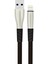 Bfs S89 Metal Uçlu Lightning Kablo iphone Uyumlu 1m 2.4A - Siyah 1
