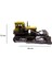 Dekoratif Metal Buldozer Biblo 1