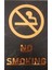 No Smokıng- Sigara Içilmez Ingilizce- Mermer Desenli Mdf Üzerine Gold Aynalı Pleksi 20 x 30 cm 1