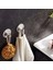 2 Adet Oval Paslanmaz Çelik Kendinden Yapışkanlı Banyo / Mutfak / Bornoz / Havlu / Lif Askısı 2