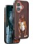 Bfs iPhone 16 Perma Desenli Kapak - Kahverengi 1