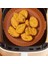 Bfs Renkli Isıya Dayanıklı Yıkanılabilir Silikon Fırın ve Airfryer Yuvarlak Pişirme Matı 20 cm 6