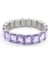 Lastikli Taşlı Bilezik - Mor 1
