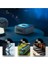 Bfs Nostalji Mini Plak Görünümlü Radyolu Bluetooth Hoparlör 3D Ses Dalgası Retro Müzik Plak Beyaz 4