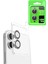 Bfs iPhone 16 Raze Metal Kamera Lens - Beyaz 1