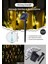 50 Damla LED Güneş Enerjili 7 Metre Bahçe Aydınlatma Modlu Solar Gün Işığı Dekoratif Iç & Dış Mekan 2
